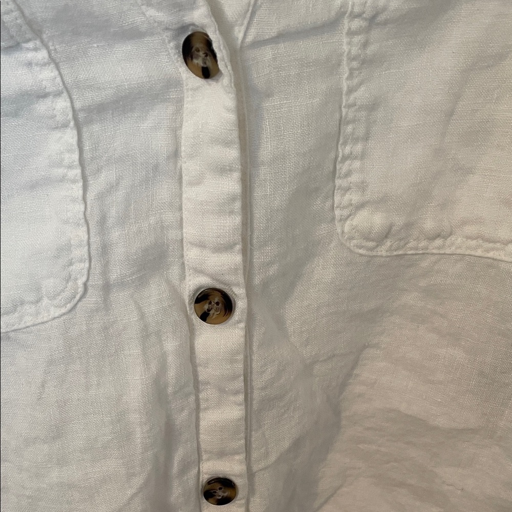 Zara Linen Casual Shirt - Picture 4 of 5